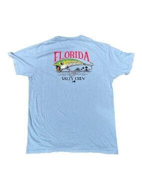 New Men’s XL Salty Crew Florida Graphic T-Shirt Fishing